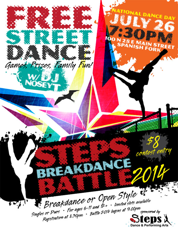 Stars Dance Studio breakdance poster