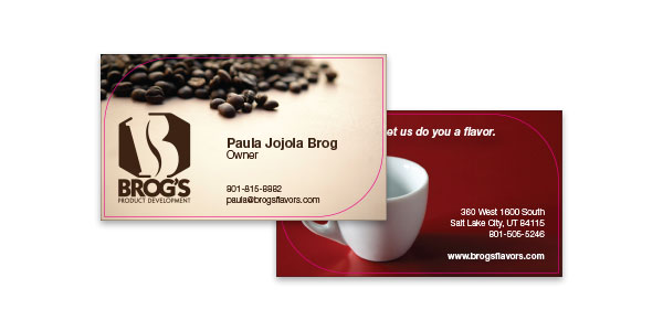 Brog's Product Development Business Card