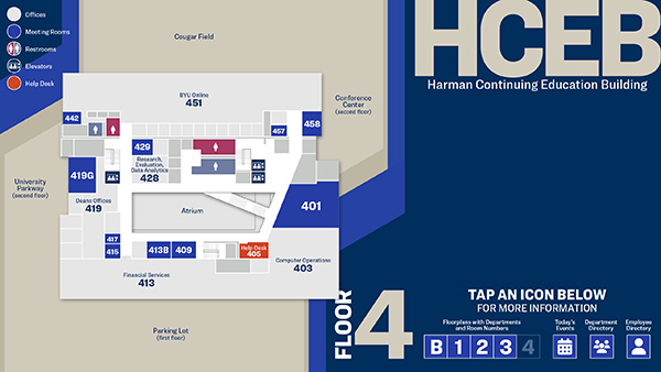 HCEB wayfinding maps